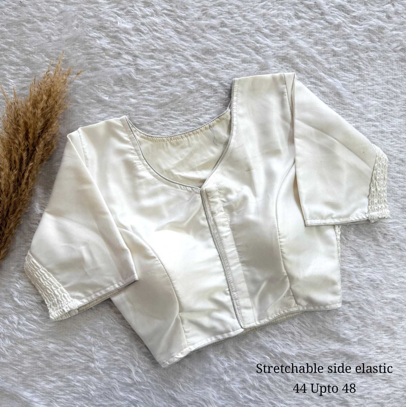 YNF Wholesale Pure Silk Stretchable Blouse  | Surat Manufacturer
