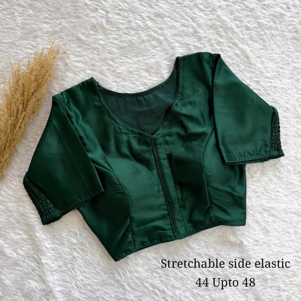 YNF Wholesale Pure Silk Stretchable Blouse  | Surat Manufacturer