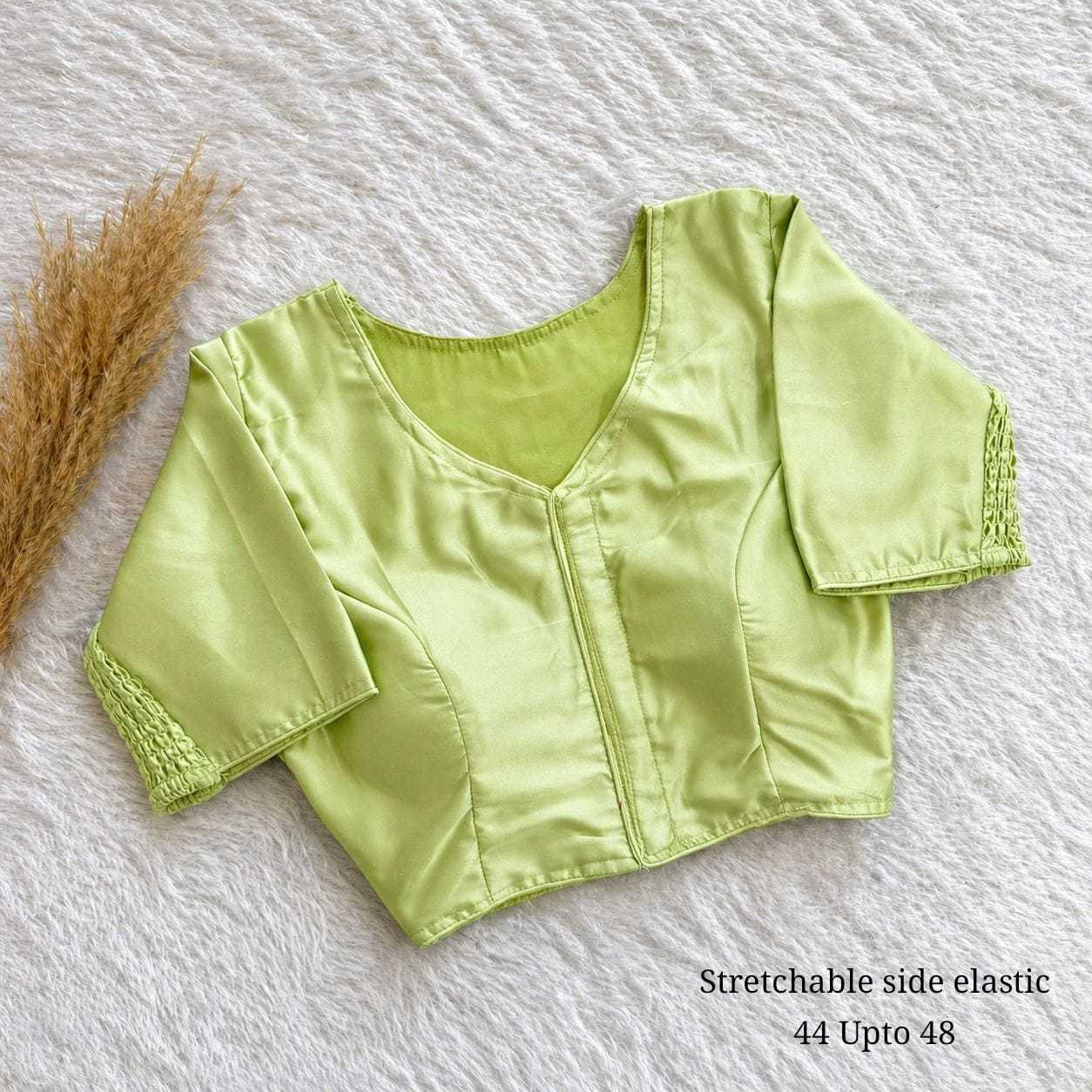 YNF Wholesale Pure Silk Stretchable Blouse  | Surat Manufacturer