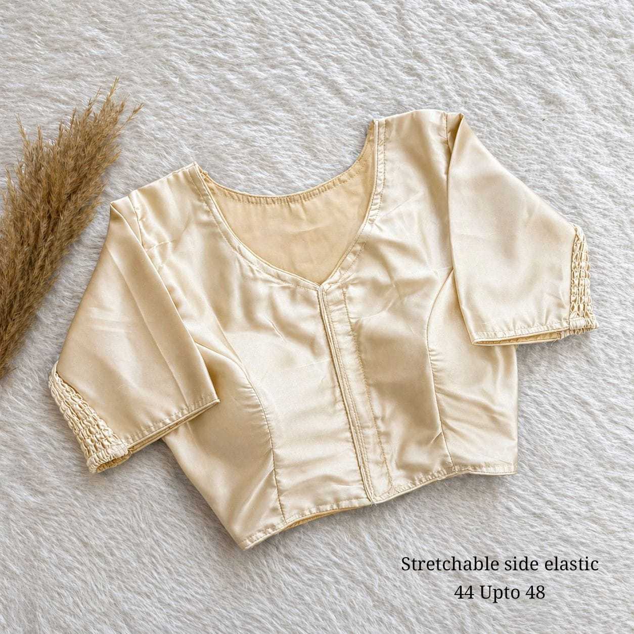 YNF Wholesale Pure Silk Stretchable Blouse  | Surat Manufacturer