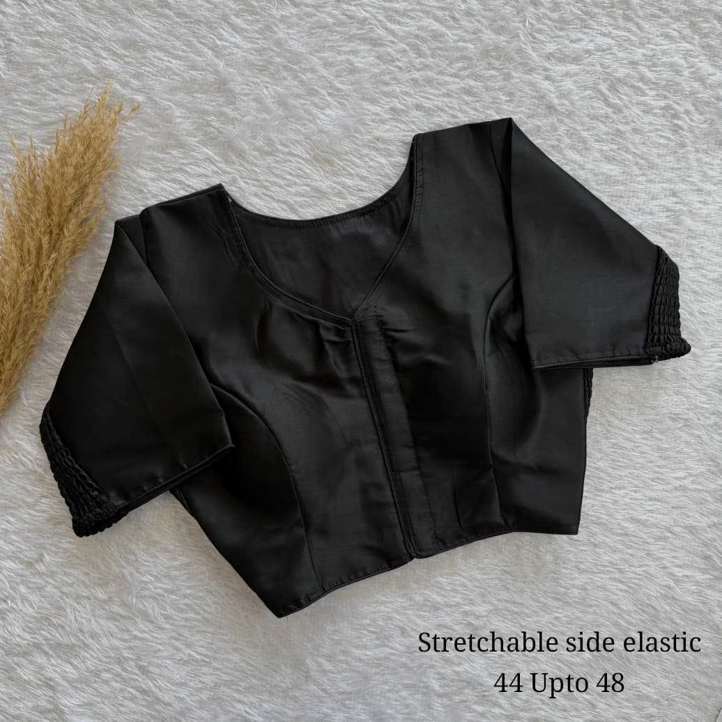 YNF Wholesale Pure Silk Stretchable Blouse  | Surat Manufacturer