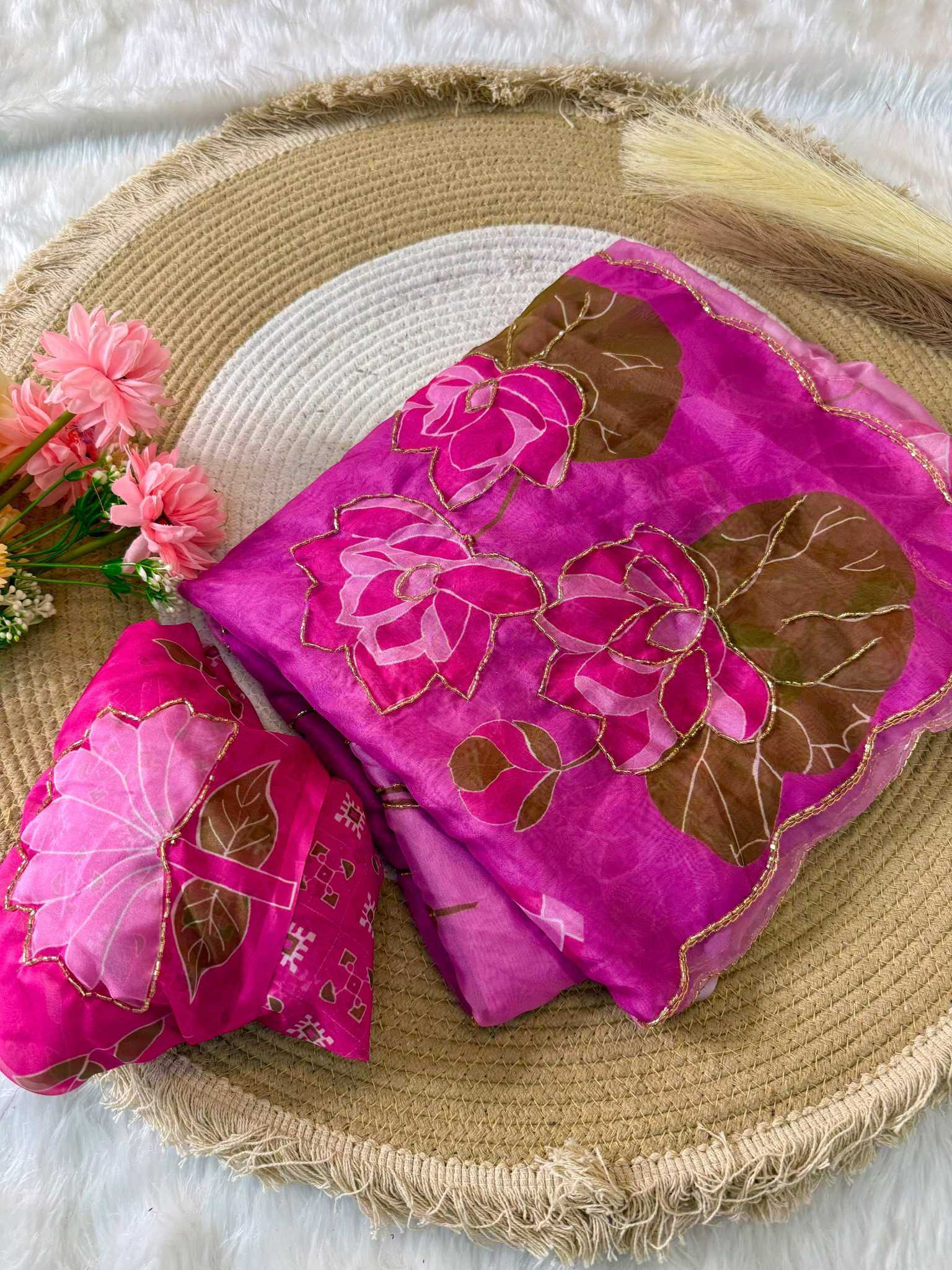 YNF Wholesale Georgette Designer Sarees KESH419 Aahanaa | Surat Manufacturer