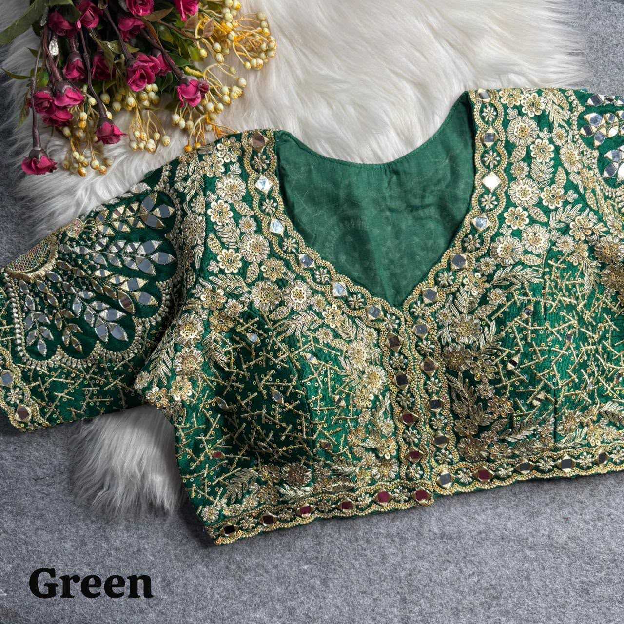YNF Wholesale Italian Silk Designer Blouse KESH426 Ananya | Surat Manufacturer