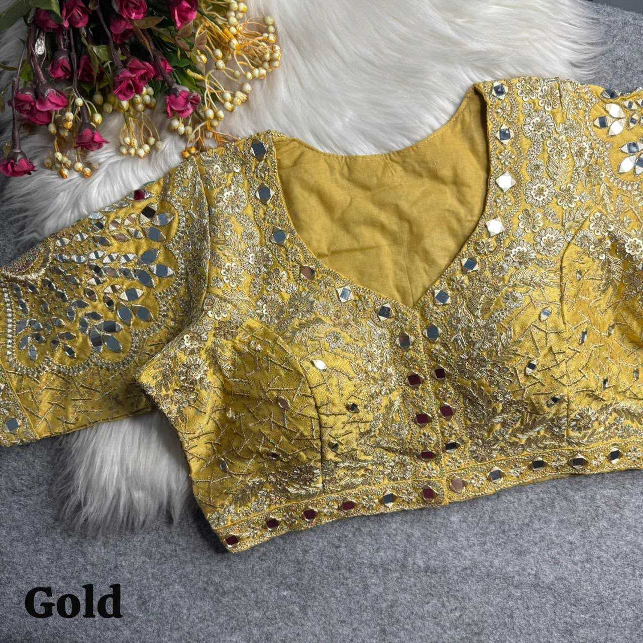 YNF Wholesale Italian Silk Designer Blouse KESH426 Ananya | Surat Manufacturer