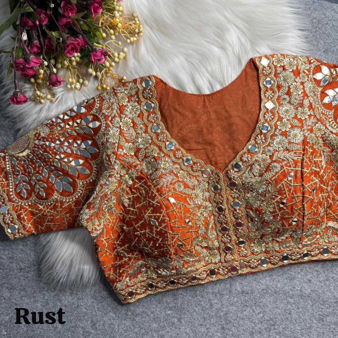 YNF Wholesale Italian Silk Designer Blouse KESH426 Ananya | Surat Manufacturer