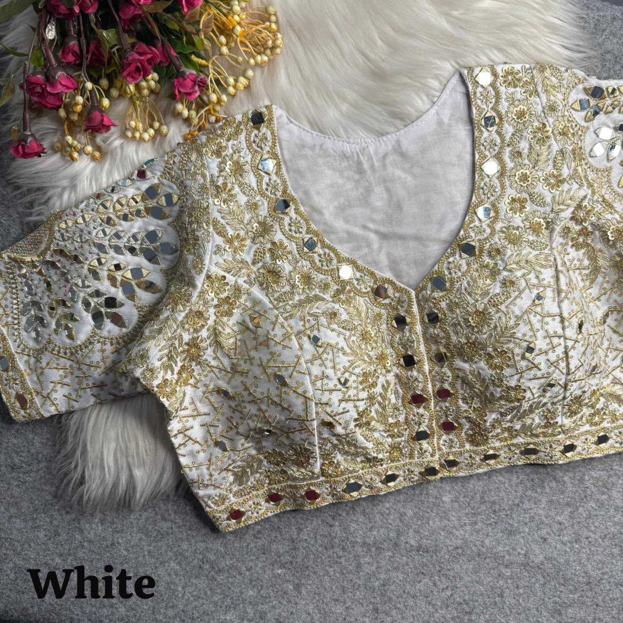 YNF Wholesale Italian Silk Designer Blouse KESH426 Ananya | Surat Manufacturer