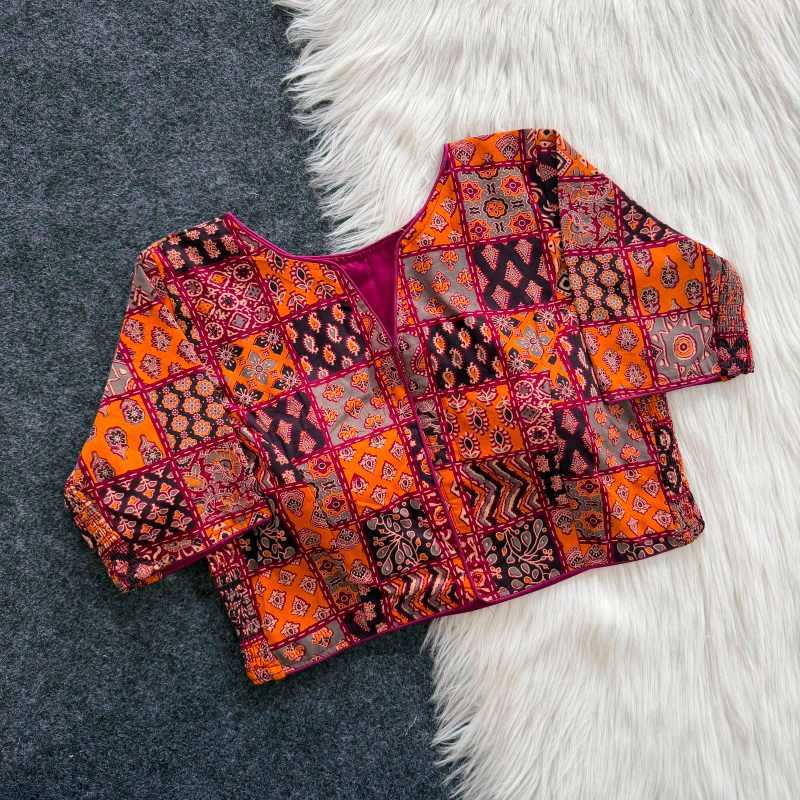 YNF Wholesale Pure Cotton Printed Blouse  | Surat Manufacturer