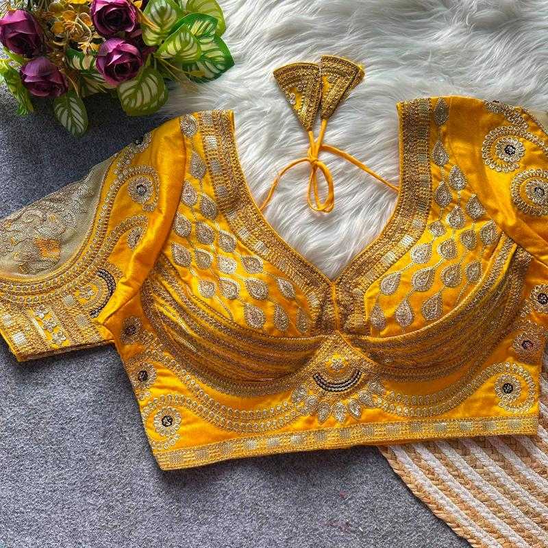YNF Wholesale Italian Silk Designer Blouse KESH426 Kashvi | Surat Manufacturer