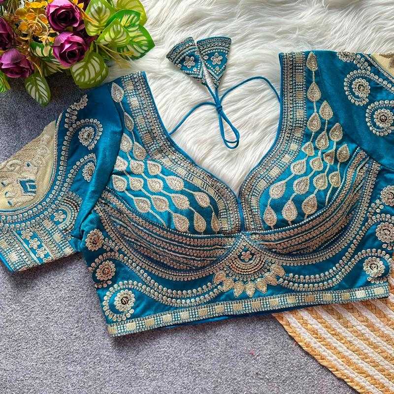 YNF Wholesale Italian Silk Designer Blouse KESH426 Kashvi | Surat Manufacturer