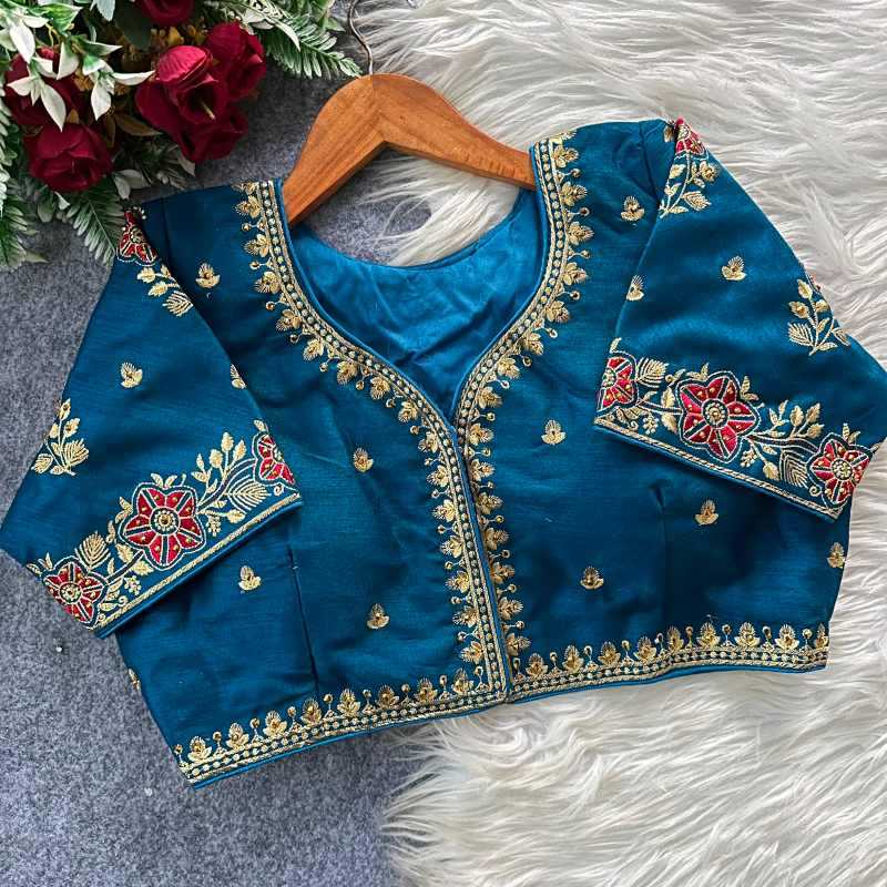 YNF Wholesale Pure Silk Designer Blouse  | Surat Manufacturer