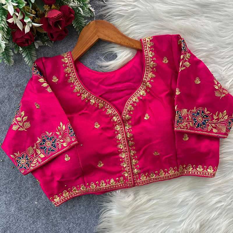 YNF Wholesale Pure Silk Designer Blouse  | Surat Manufacturer