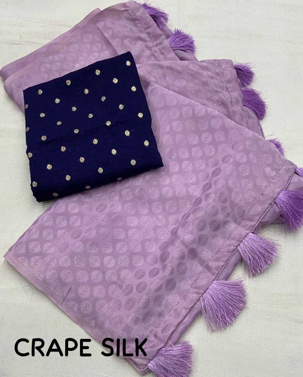 YNF Wholesale Crepe Silk Soft Silk Sarees  | Surat Manufacturer