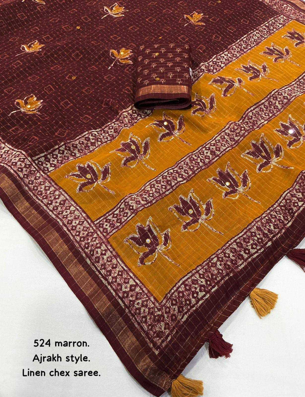 YNF Wholesale Linen Party Wear Sarees  | Surat Manufacturer