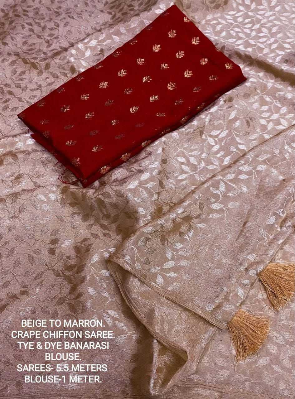 YNF Wholesale Chiffon Designer Sarees  | Surat Manufacturer