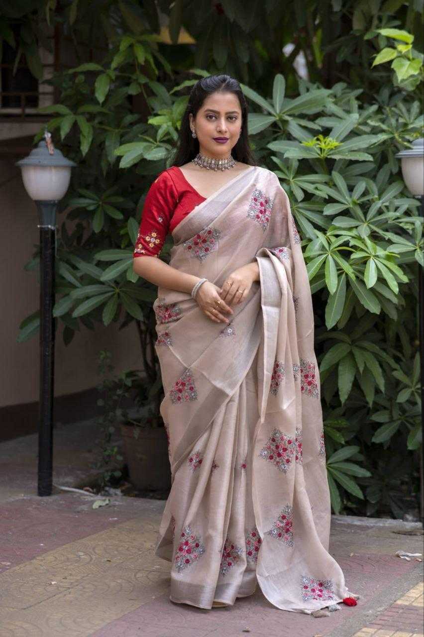 YNF Wholesale Cotton Embroidered Sarees  | Surat Manufacturer