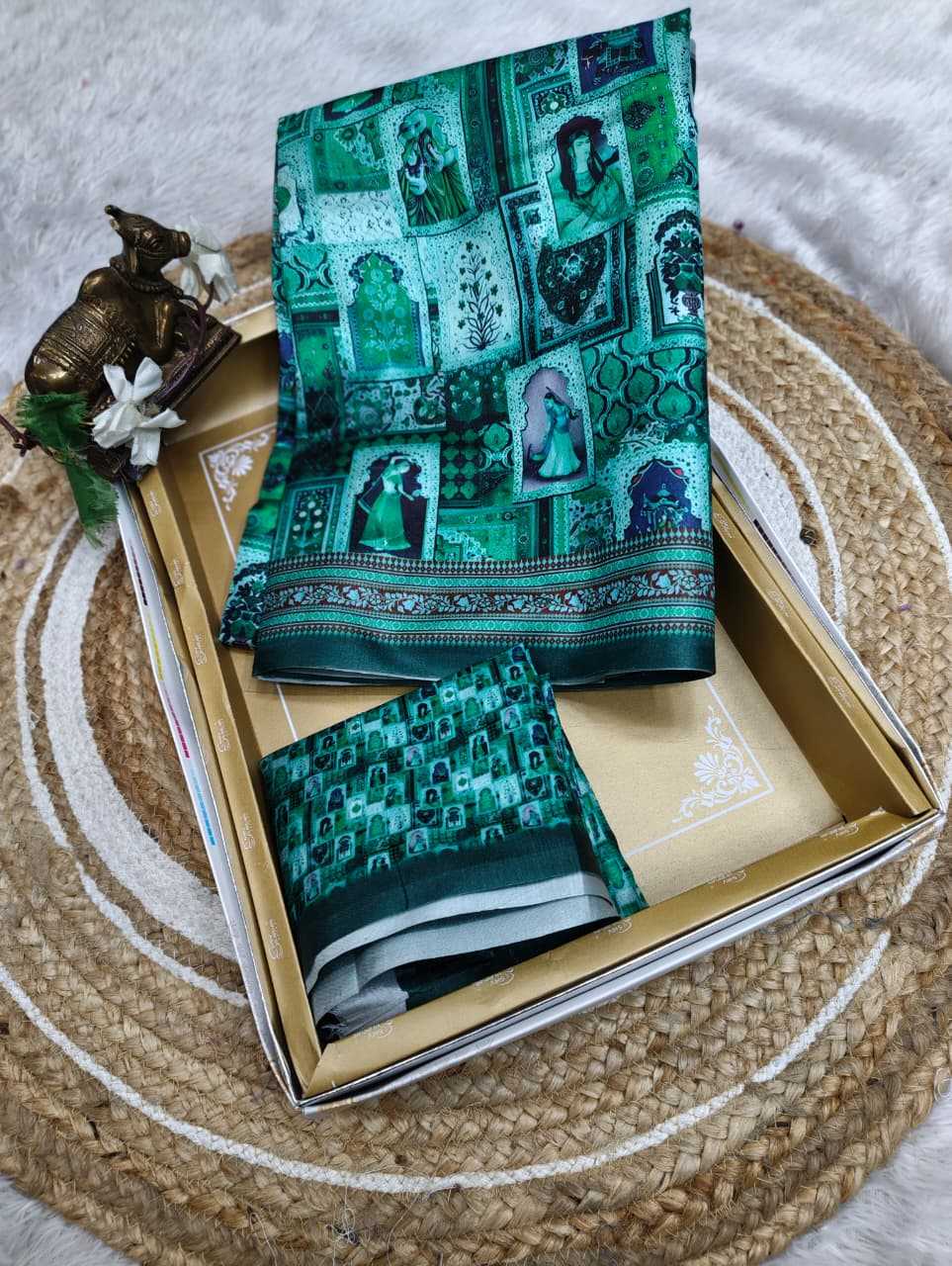 YNF Wholesale Premium Silk Printed Silk Saree  | Surat Manufacturer