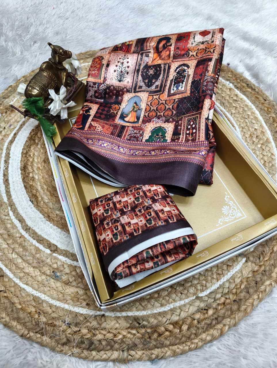 YNF Wholesale Premium Silk Printed Silk Saree  | Surat Manufacturer