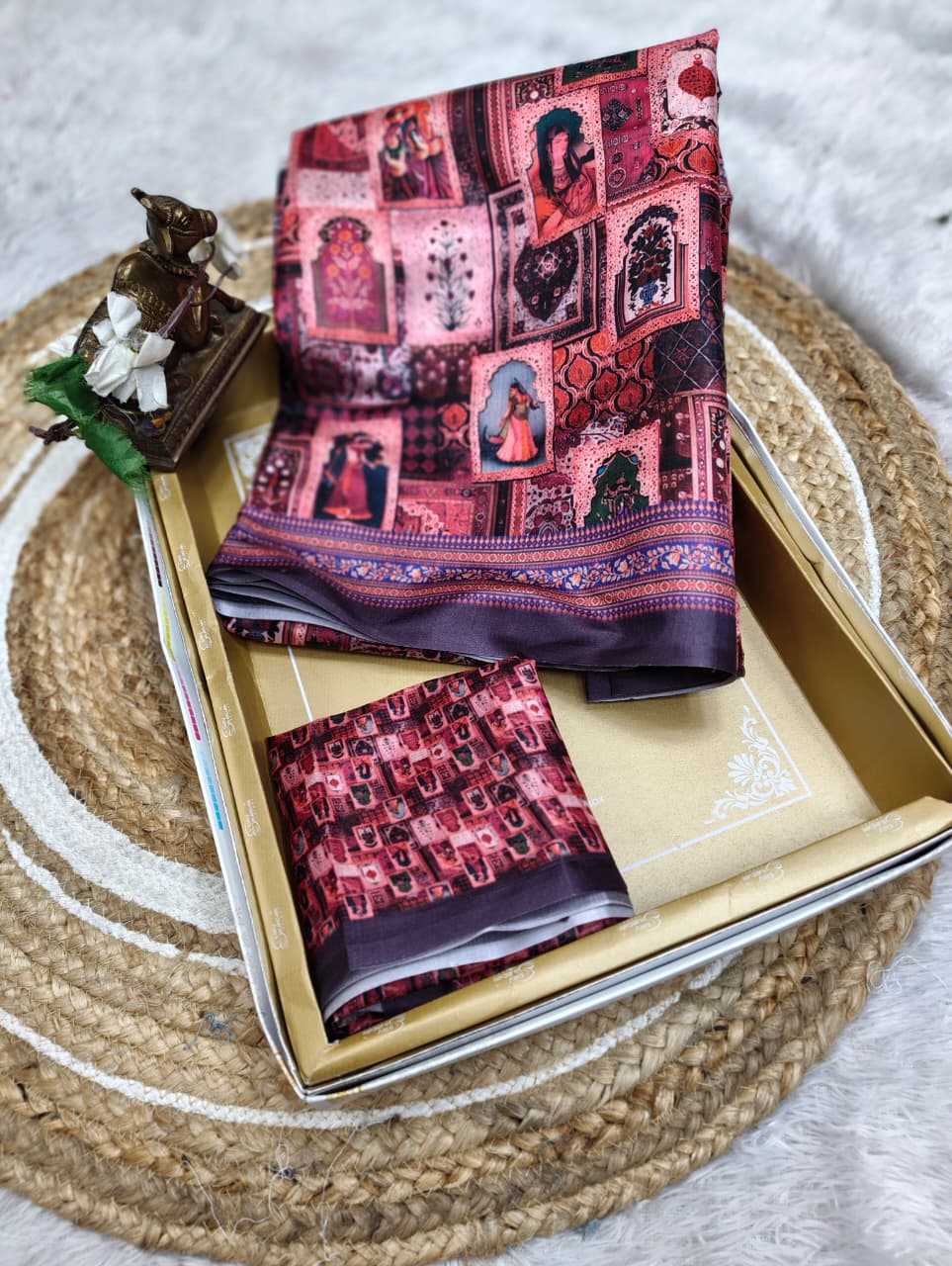 YNF Wholesale Premium Silk Printed Silk Saree  | Surat Manufacturer