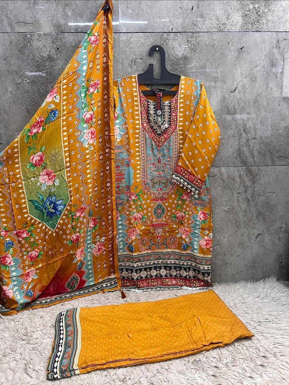 YNF Wholesale Heavy Muslin Ladies Suits KESH450 852 | Surat Manufacturer
