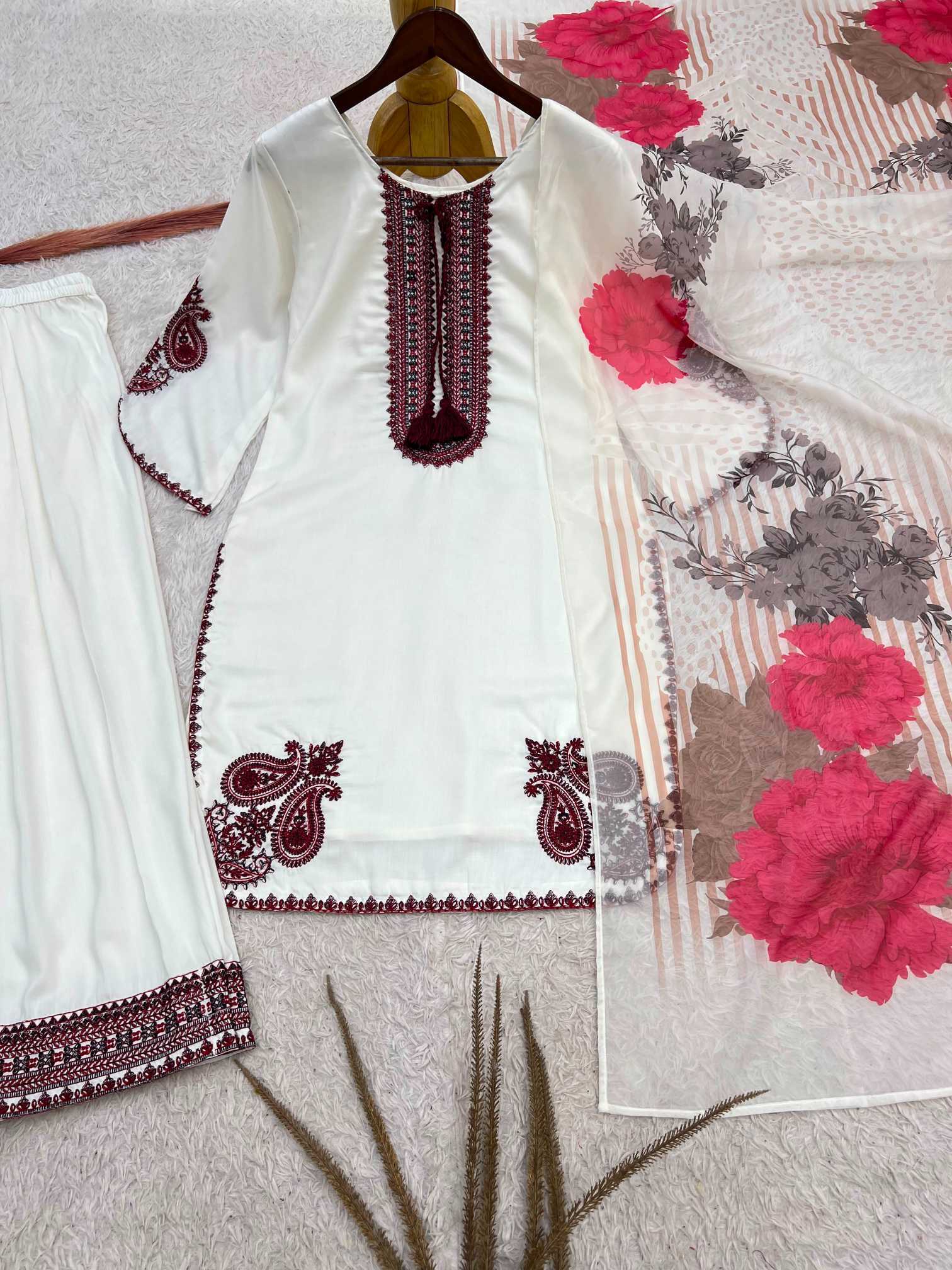 YNF Wholesale Cotton Embroidery Suits  | Surat Manufacturer