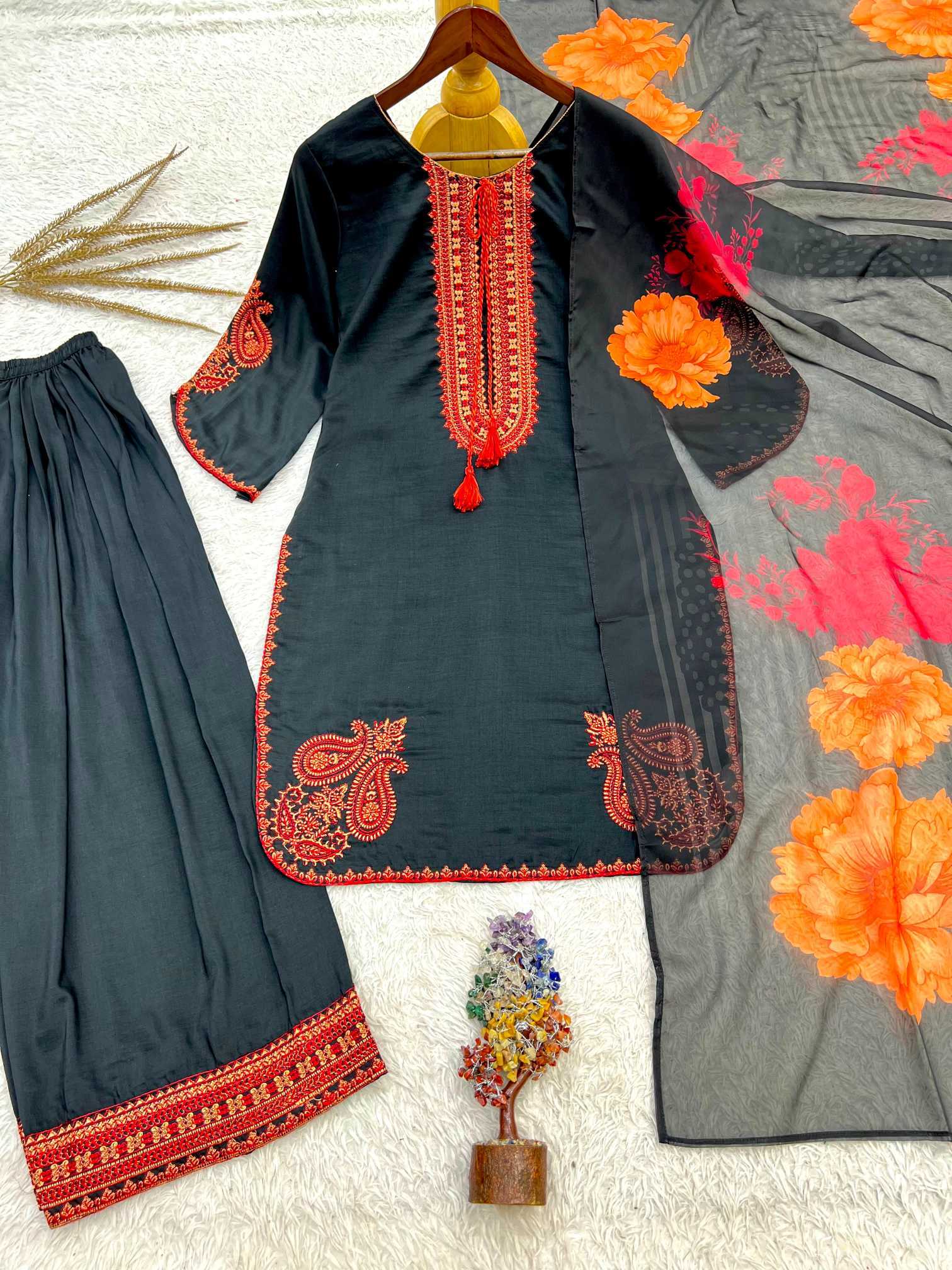 YNF Wholesale Cotton Embroidery Suits  | Surat Manufacturer