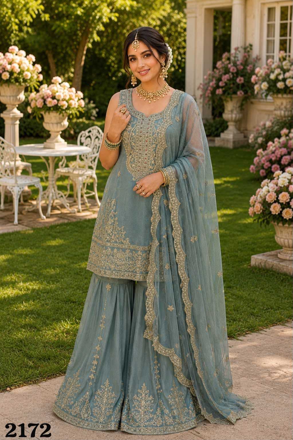 YNF Wholesale Shimmer Silk Embroidery Suits KESH481 MRUDANGI VERONICA | Surat Manufacturer
