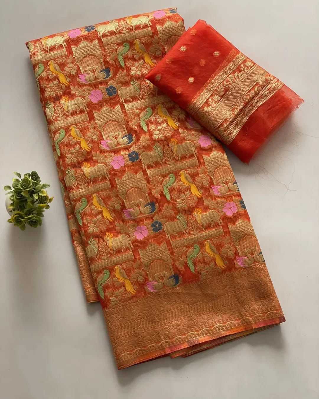 YNF Wholesale Organza Silk Soft Silk Sarees KESH484 Aarohi | Surat Manufacturer