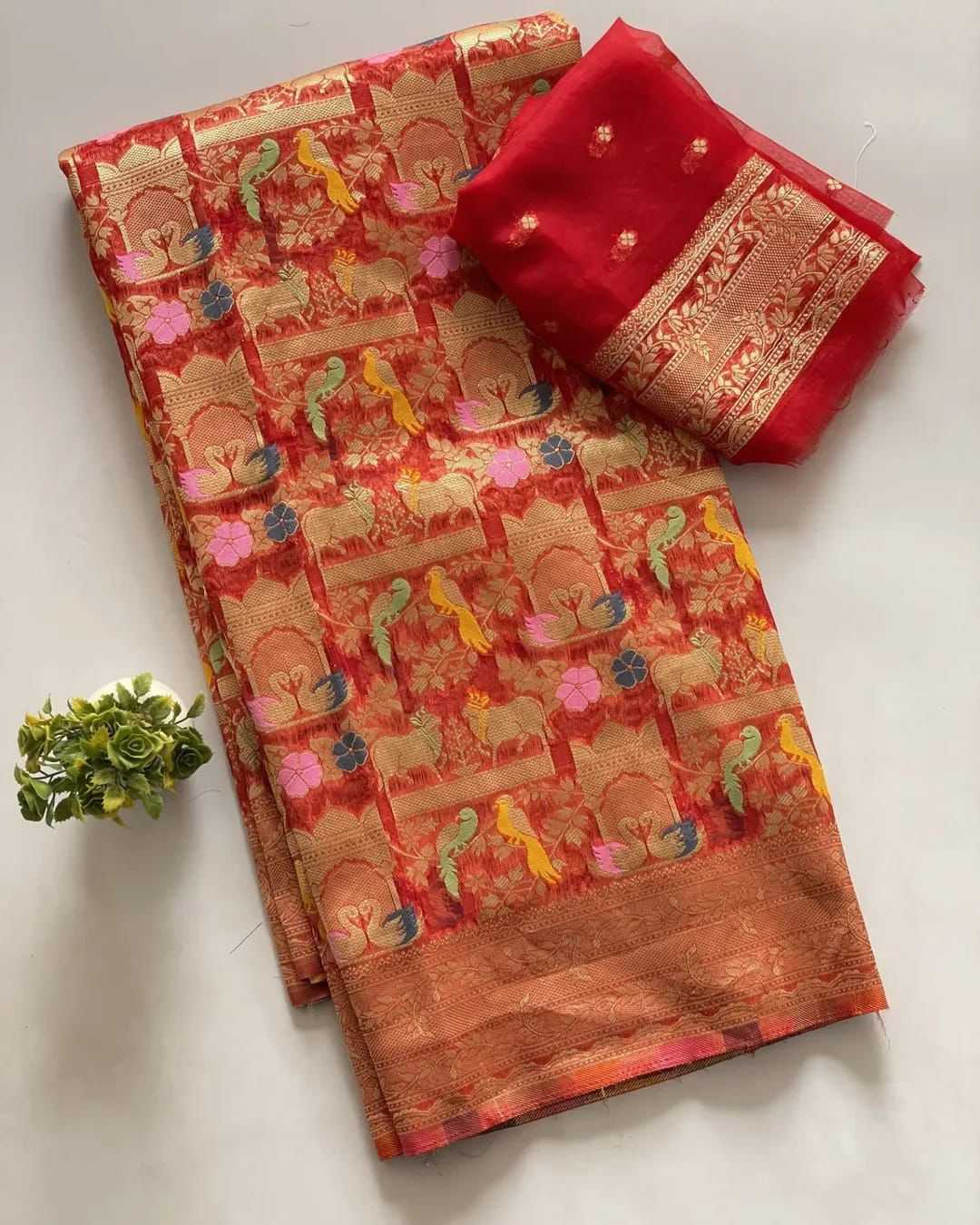 YNF Wholesale Organza Silk Soft Silk Sarees KESH484 Aarohi | Surat Manufacturer