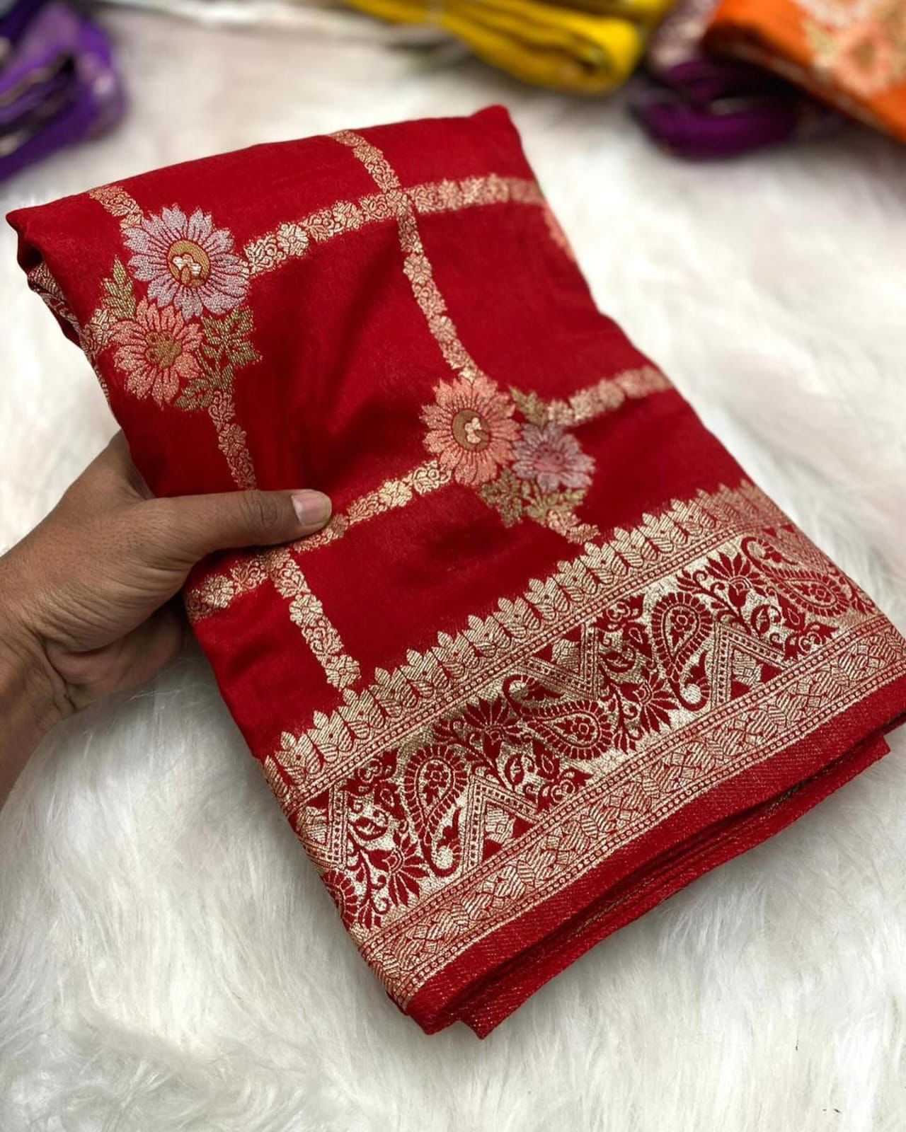 YNF Wholesale Russian Silk Soft Silk Sarees KESH484 Gautami | Surat Manufacturer