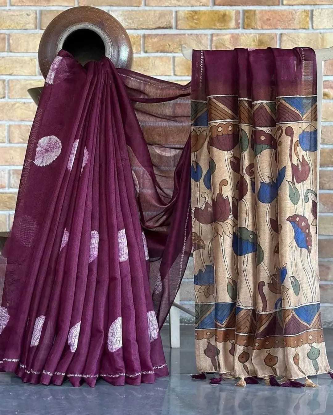 YNF Wholesale Linen Designer Sarees  | Surat Manufacturer