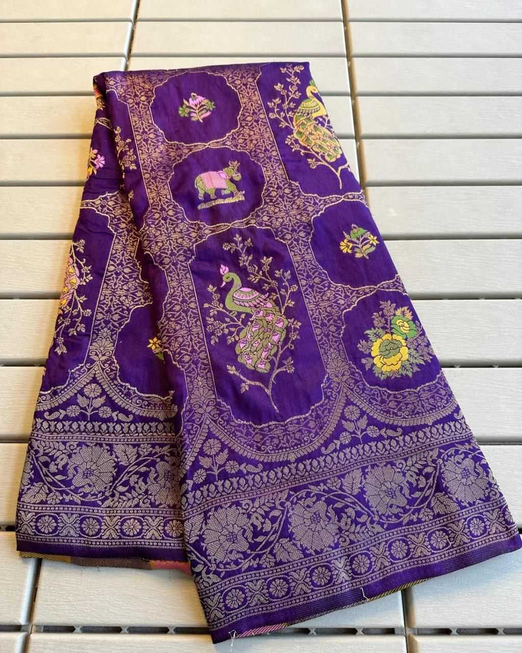 YNF Wholesale Banarasi Soft Silk Soft Silk Sarees  | Surat Manufacturer