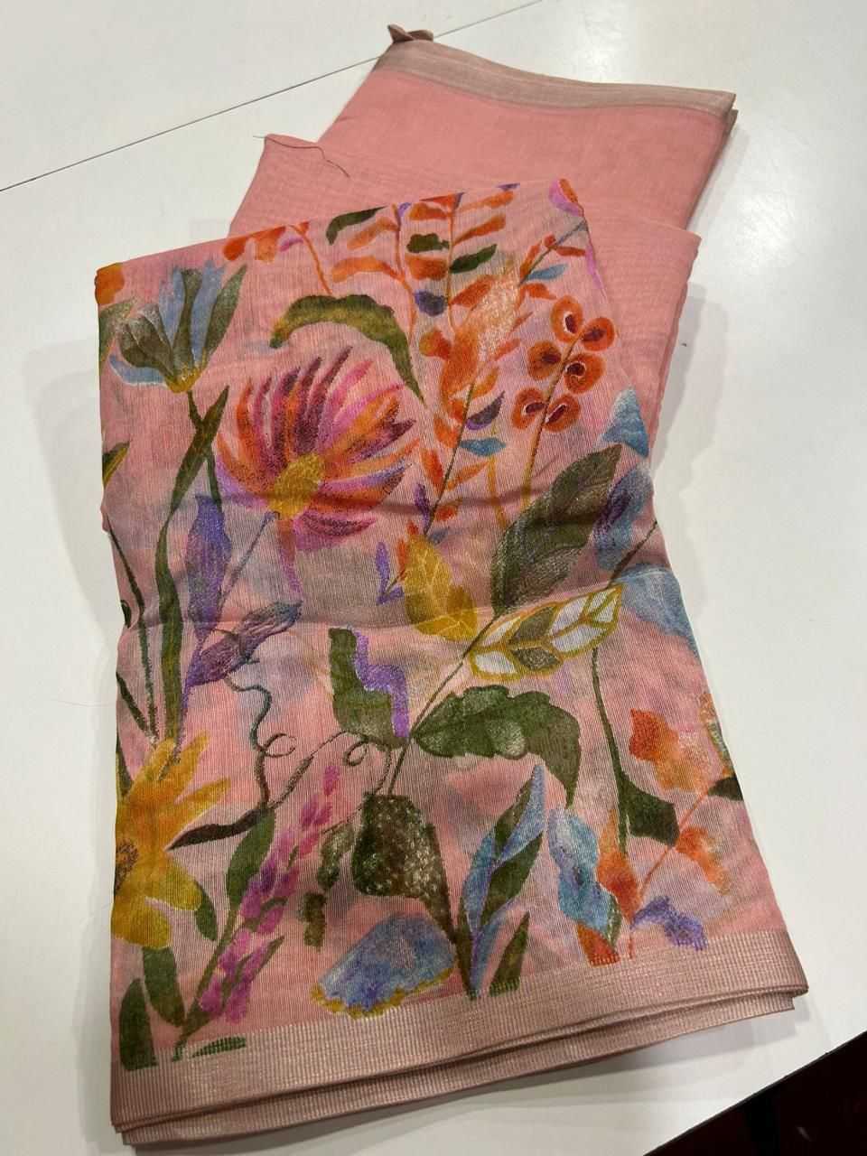 YNF Wholesale Linen Fancy Sarees KESH484 Rabina | Surat Manufacturer