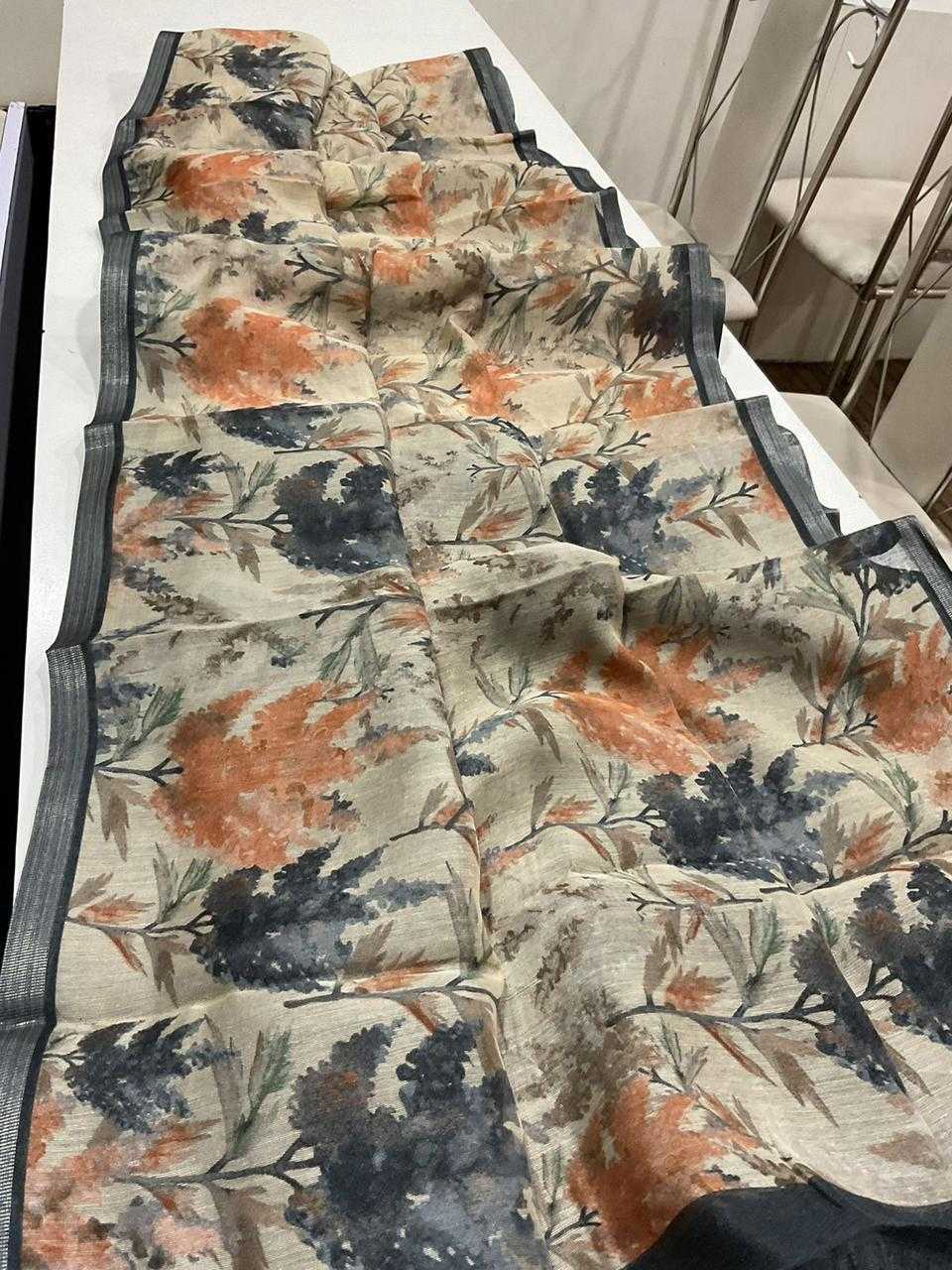 YNF Wholesale Linen Designer Sarees  | Surat Manufacturer