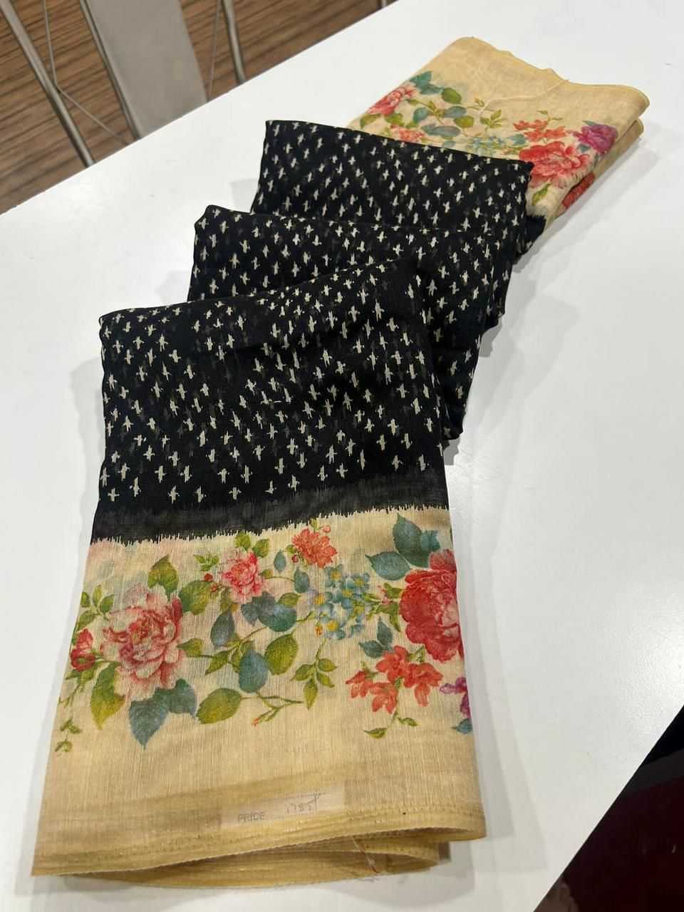 YNF Wholesale Linen Fancy Sarees  | Surat Manufacturer