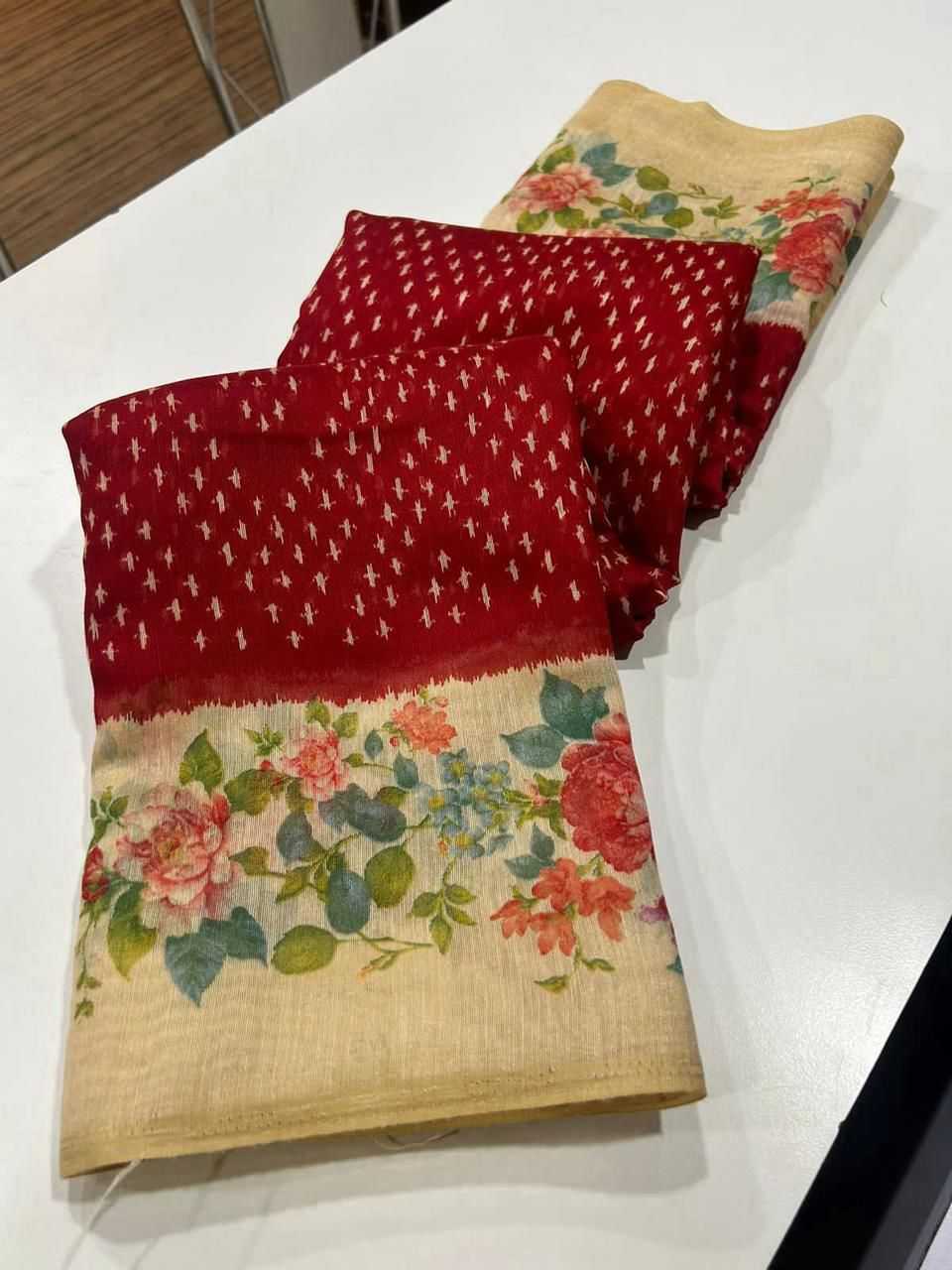 YNF Wholesale Linen Fancy Sarees  | Surat Manufacturer