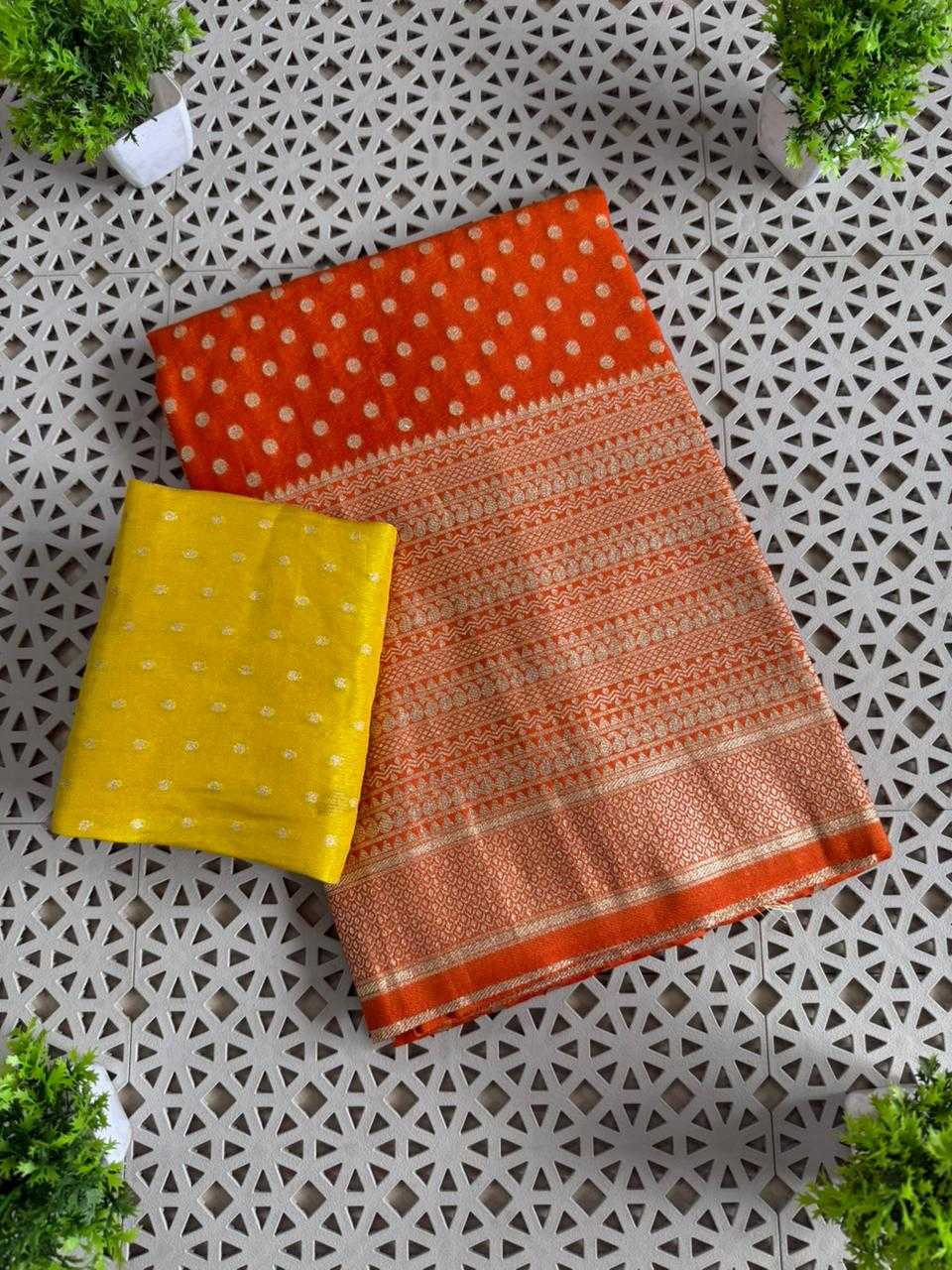 YNF Wholesale Crepe Silk Butta Sarees  | Surat Manufacturer