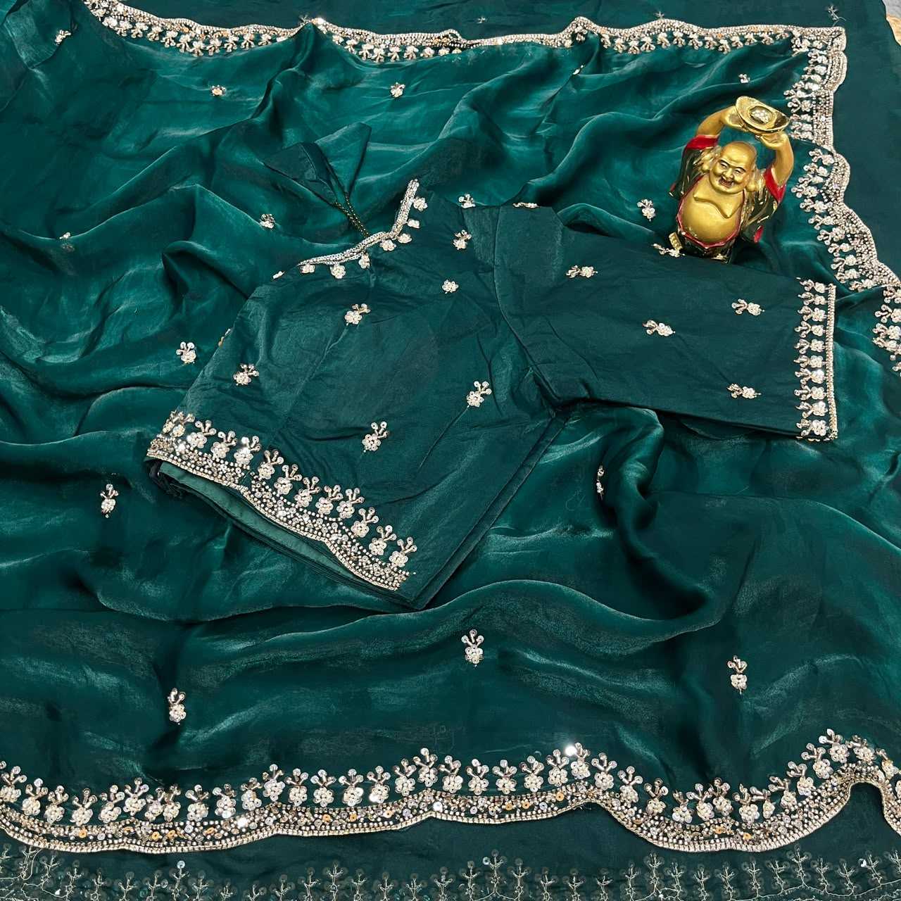 YNF Wholesale Space Silk Party Wear Silk Sarees  | Surat Manufacturer