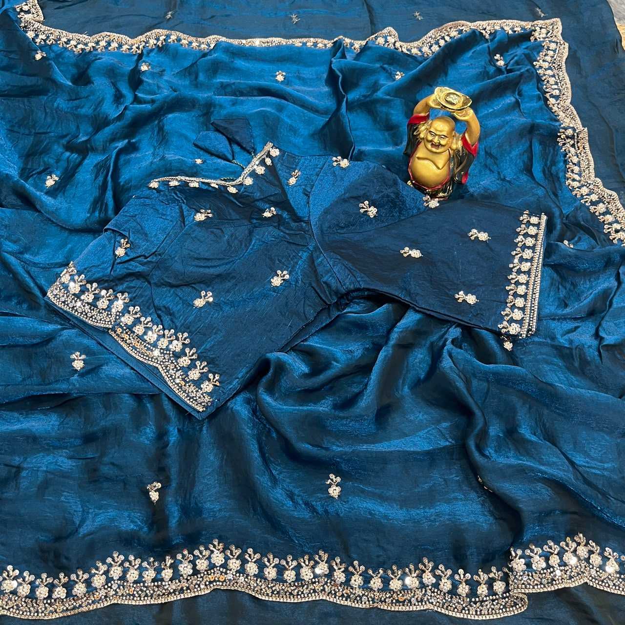 YNF Wholesale Space Silk Party Wear Silk Sarees  | Surat Manufacturer