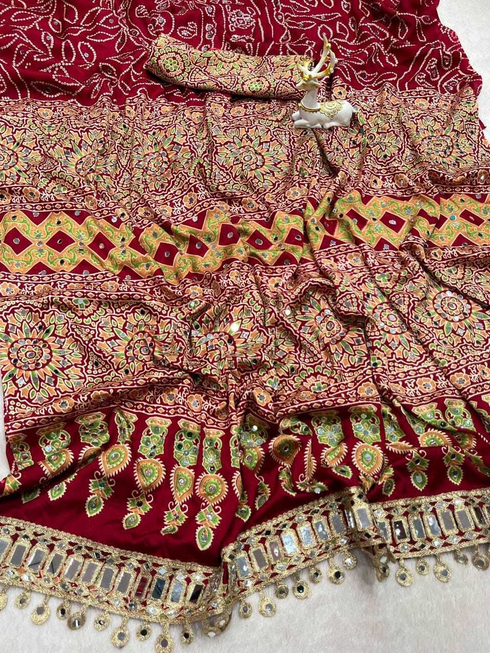 YNF Wholesale Crepe Silk Printed Sarees  | Surat Manufacturer
