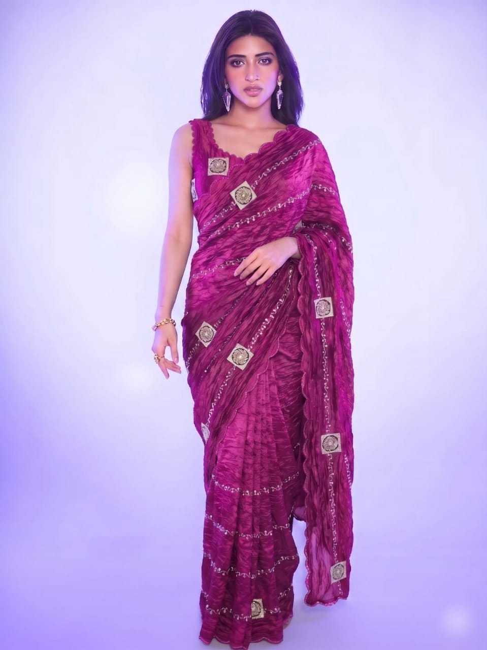 YNF Wholesale Crush Silk Designer Sarees KESH488 Crush | Surat Manufacturer
