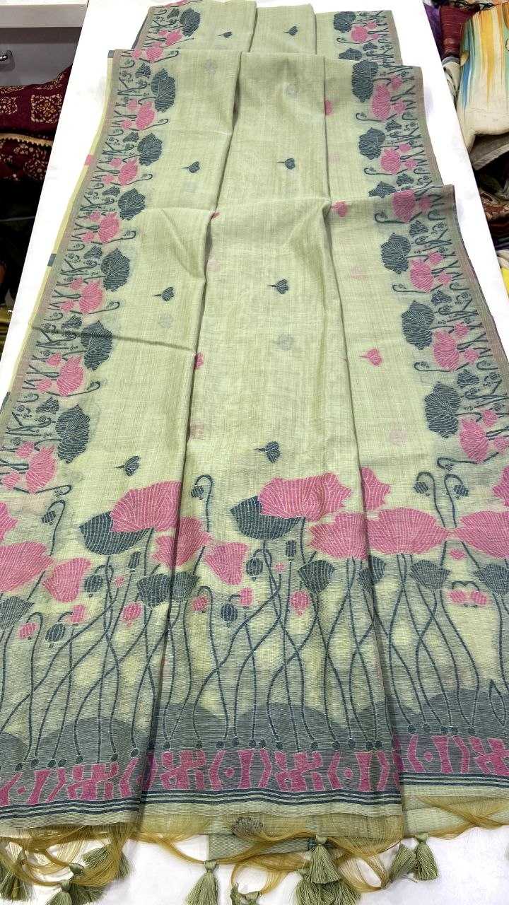 YNF Wholesale Soft Jamdani Designer Sarees  | Surat Manufacturer