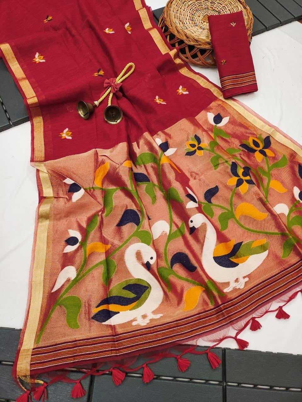 YNF Wholesale Muslin Designer Sarees  | Surat Manufacturer