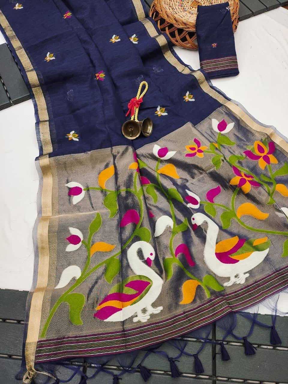 YNF Wholesale Muslin Designer Sarees  | Surat Manufacturer