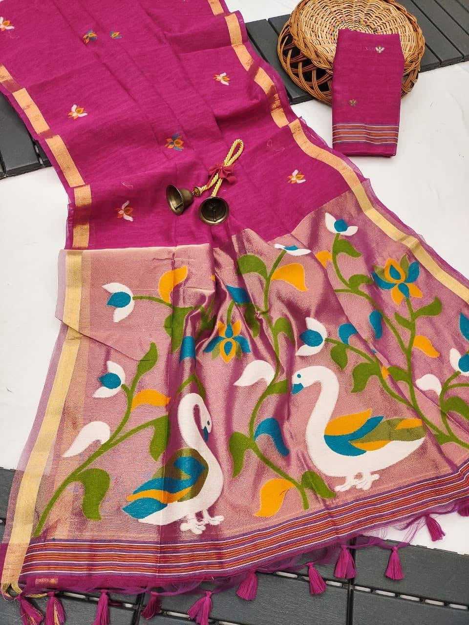 YNF Wholesale Muslin Designer Sarees  | Surat Manufacturer