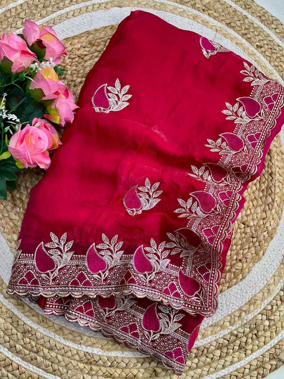 YNF Wholesale Space Silk Embroidered Sarees KESH488 Sare | Surat Manufacturer