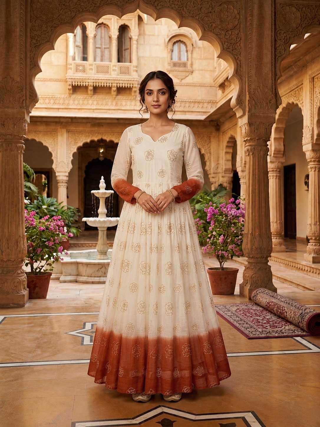 YNF Wholesale Crunchi Fancy Gowns  | Surat Manufacturer