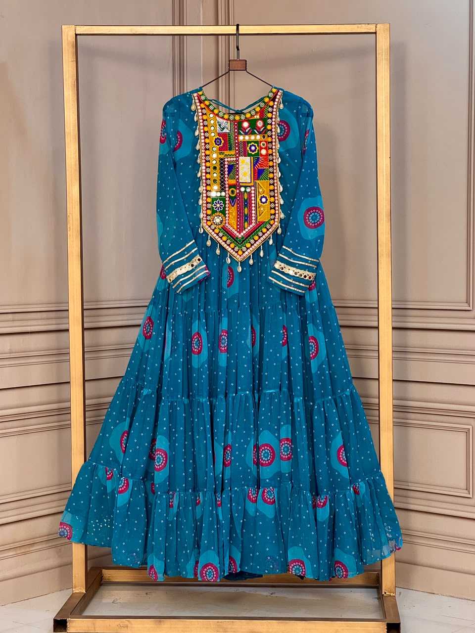 YNF Wholesale Faux Georgette Printed Gowns KESH489 1267 | Surat Manufacturer