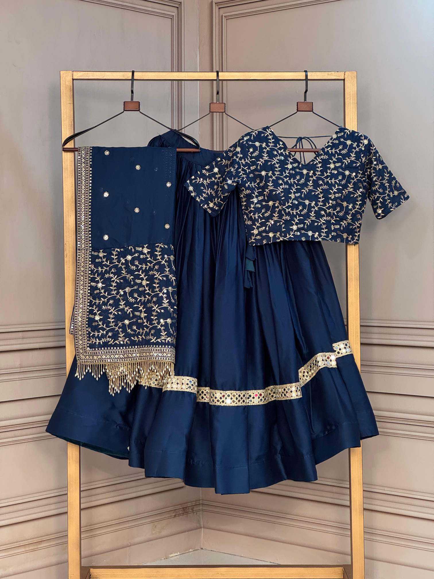 YNF Wholesale Satin Embroidered Lehenga KESH489 5073 | Surat Manufacturer