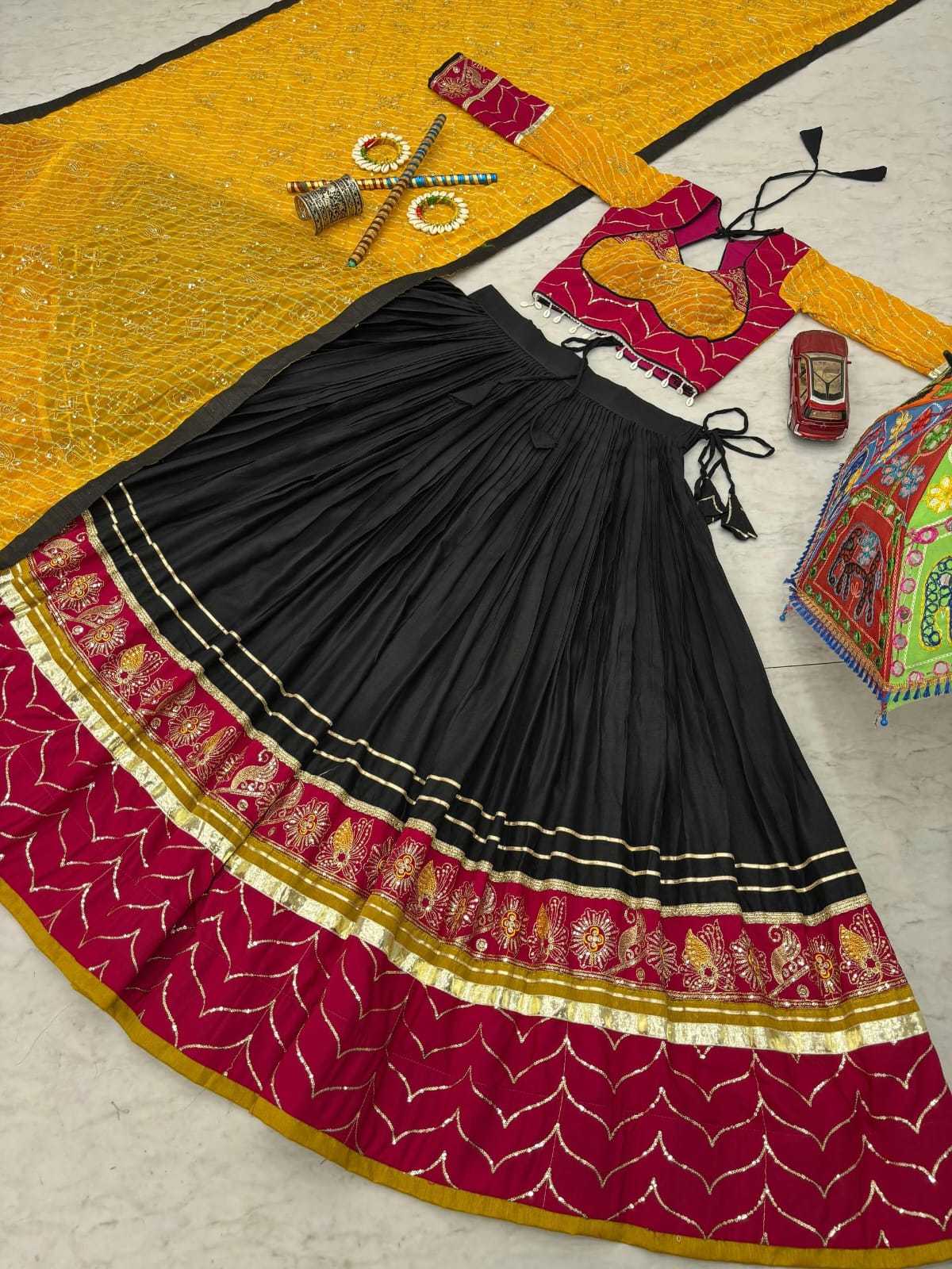 YNF Wholesale Cotton Embroidered Lehenga  | Surat Manufacturer