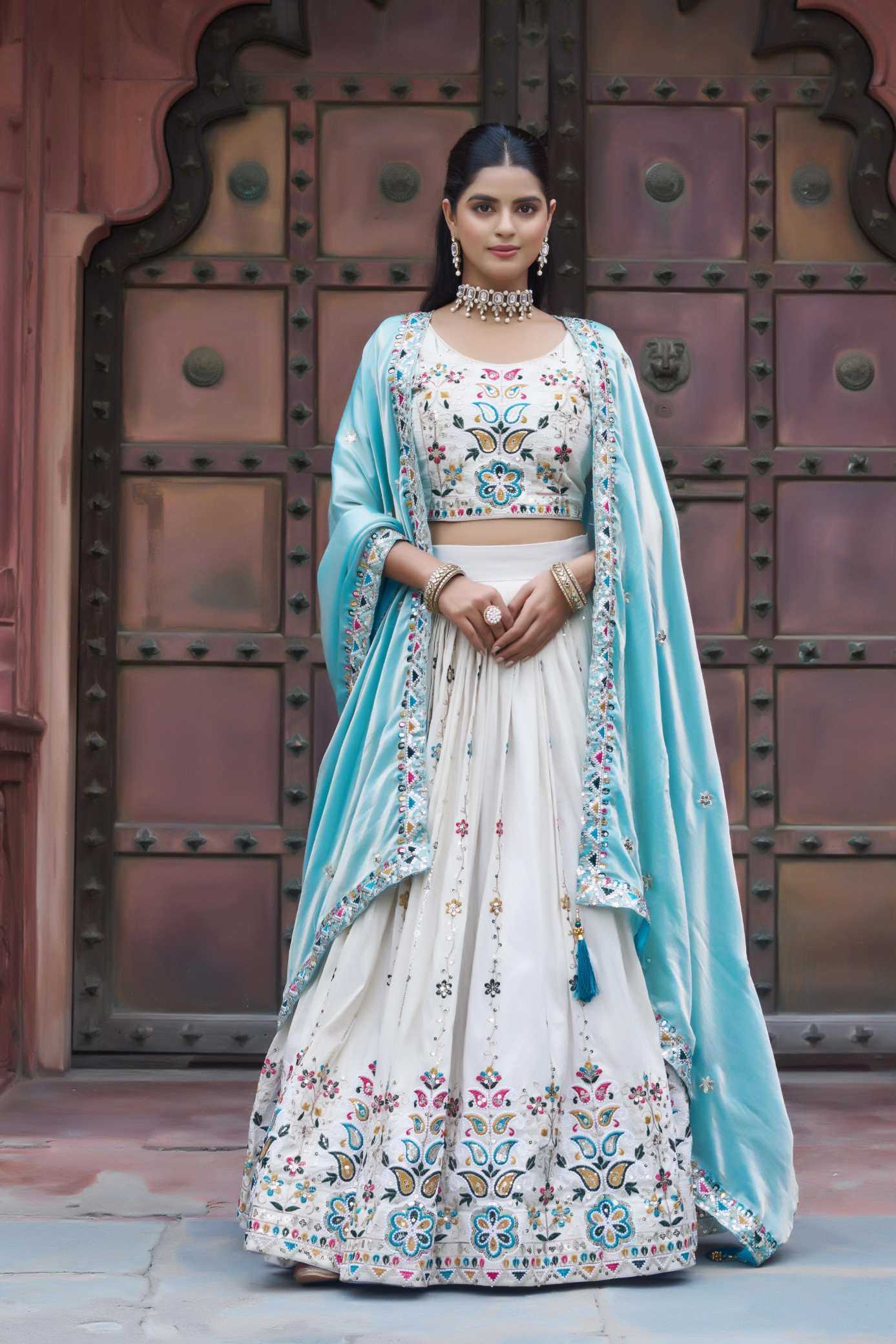 YNF Wholesale Tissue Silk Silk Lehenga  | Surat Manufacturer